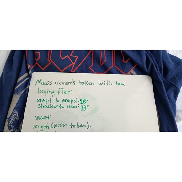 AC/DC T shirt men's size 3XL Blue NWT - Picture 6 of 6